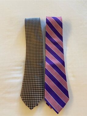 Lot of 2 Cape Cod Neckwear Silk Ties